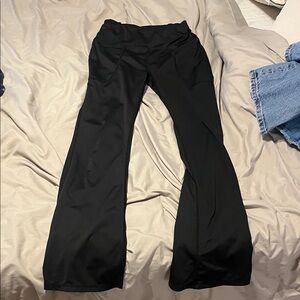Black Wide-Leg Pants